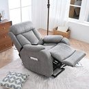 Power Lift Recliner Chair, Light Gray