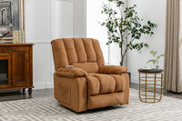 Beige Power Lift Chair Front Profile One Quarter Angle
