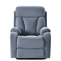 Front seated view of power lift chair recliner