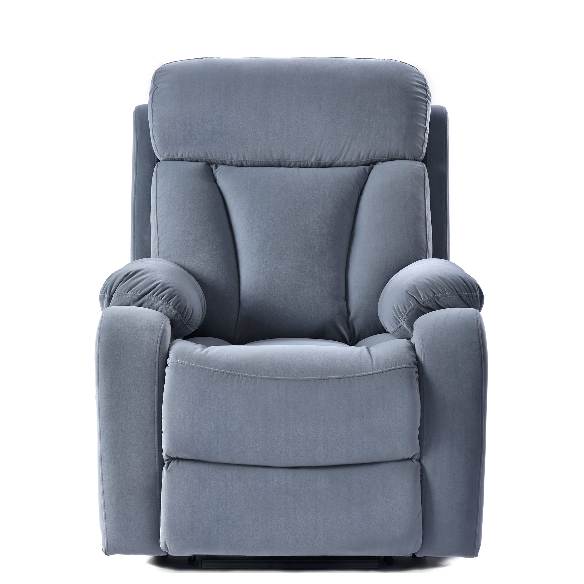 Front seated view of power lift chair recliner