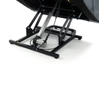 Blue Power Lift Recliner Chair with Vibration Massage and Lumbar Heat - My Lift Chair