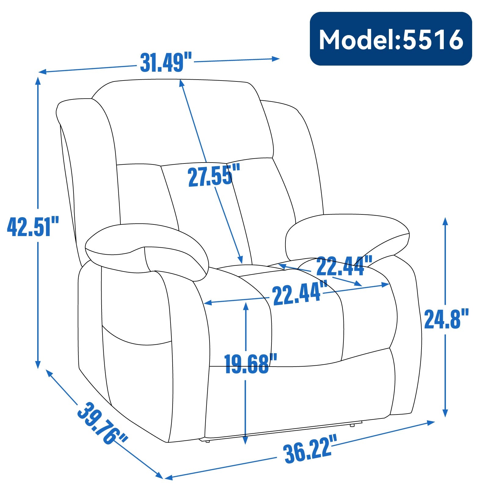 Brown Dual Motor Infinite Position Electric Medium size Power Lift Recliner Chair with 8 - Point Vibration Massage and Lumbar Heating - My Lift Chair