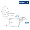 Brown Dual Motor Infinite Position Electric Medium size Power Lift Recliner Chair with 8 - Point Vibration Massage and Lumbar Heating - My Lift Chair