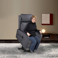 JST Power Lift Recliner Chair, woman sitting