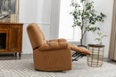 Beige Power Lift Chair Right Profile Foot Raised or TV Position