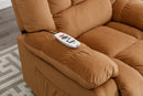 Beige Power Lift Chair Right Side with Remote
