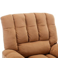 Beige Power Lift Chair Front Profile Back Rest