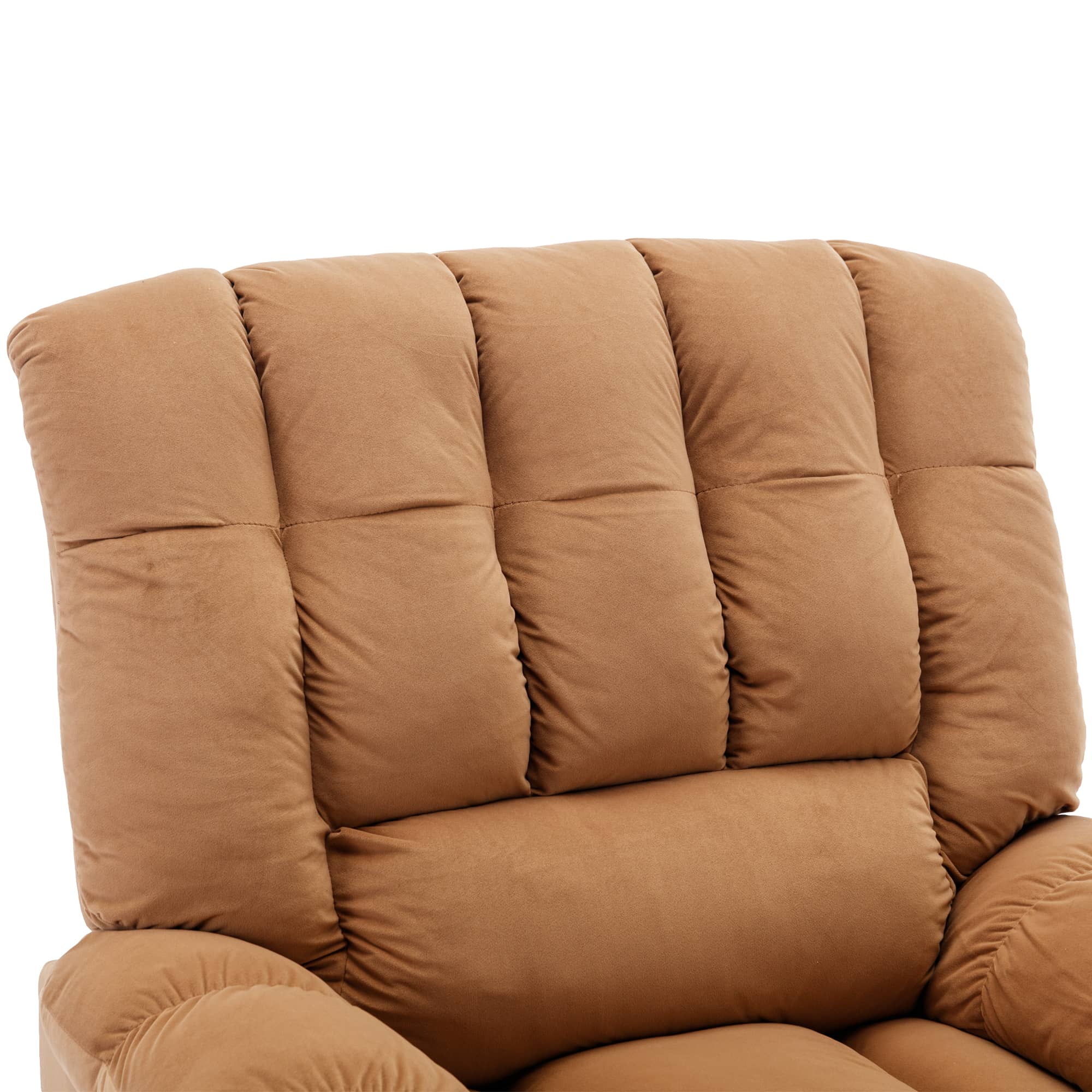 Beige Power Lift Chair Front Profile Back Rest