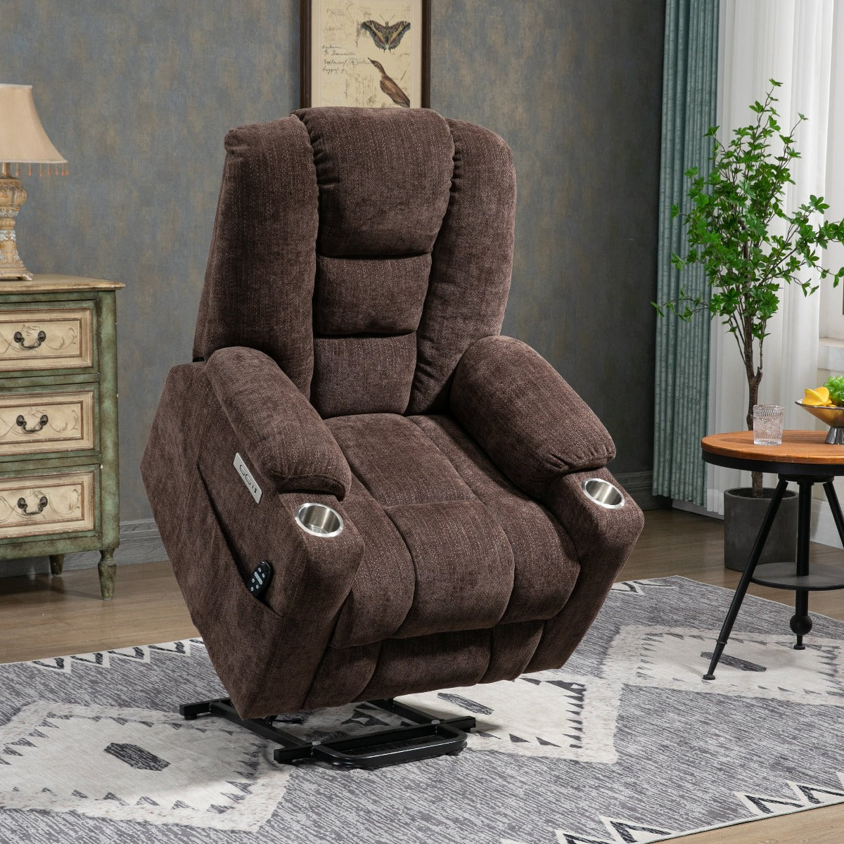 EMON's Power Lift Recliner, lifted - My Lift Chair