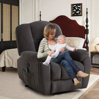 Infinite Position Power Lift Recliner with Heat and Massage, perfect for any space