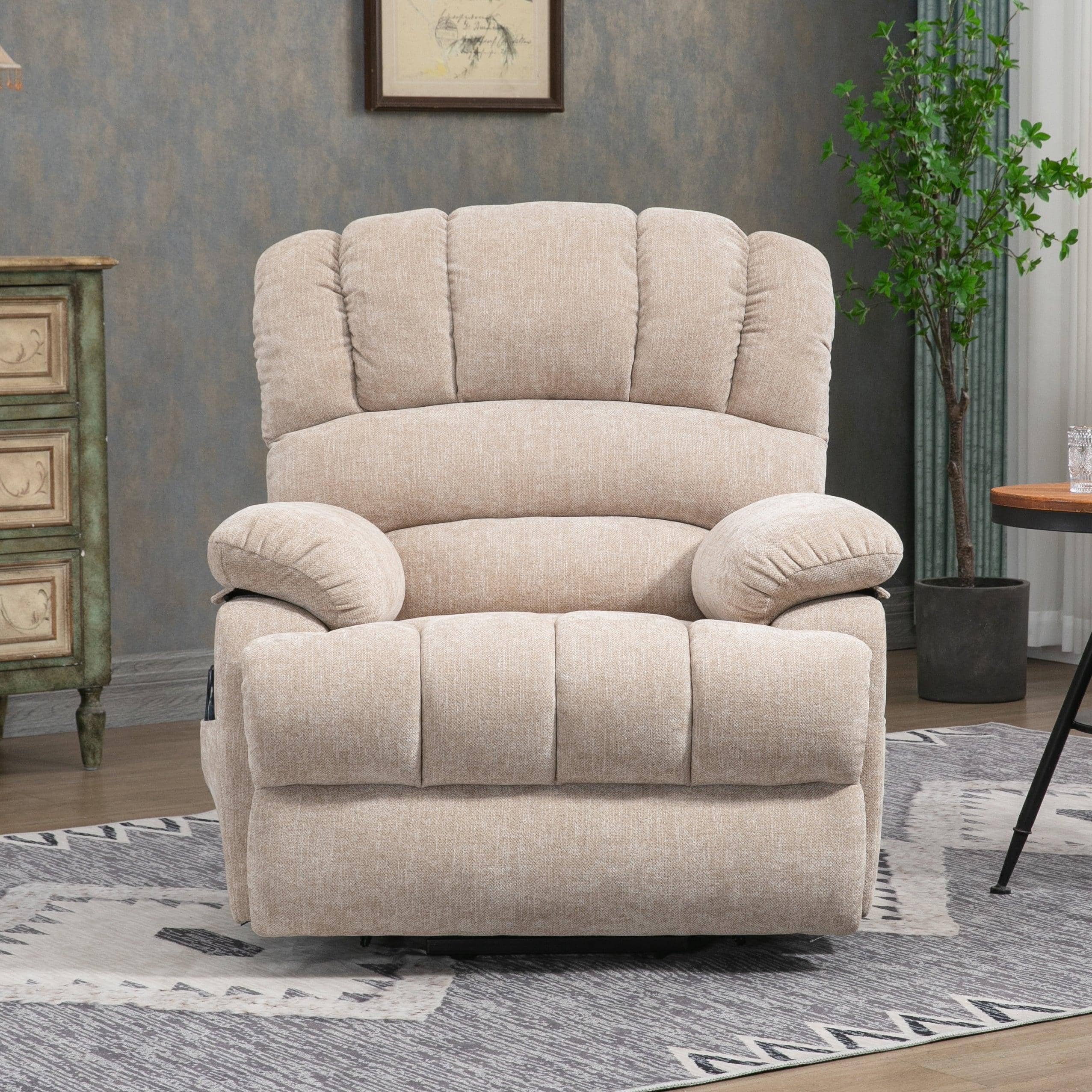 Large Power Lift Recliner Chair with Heat and Massage