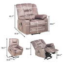 Heavy Duty Power Lift Recliner Chair, measurements