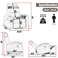 Orange Power Lift Chair Measurements