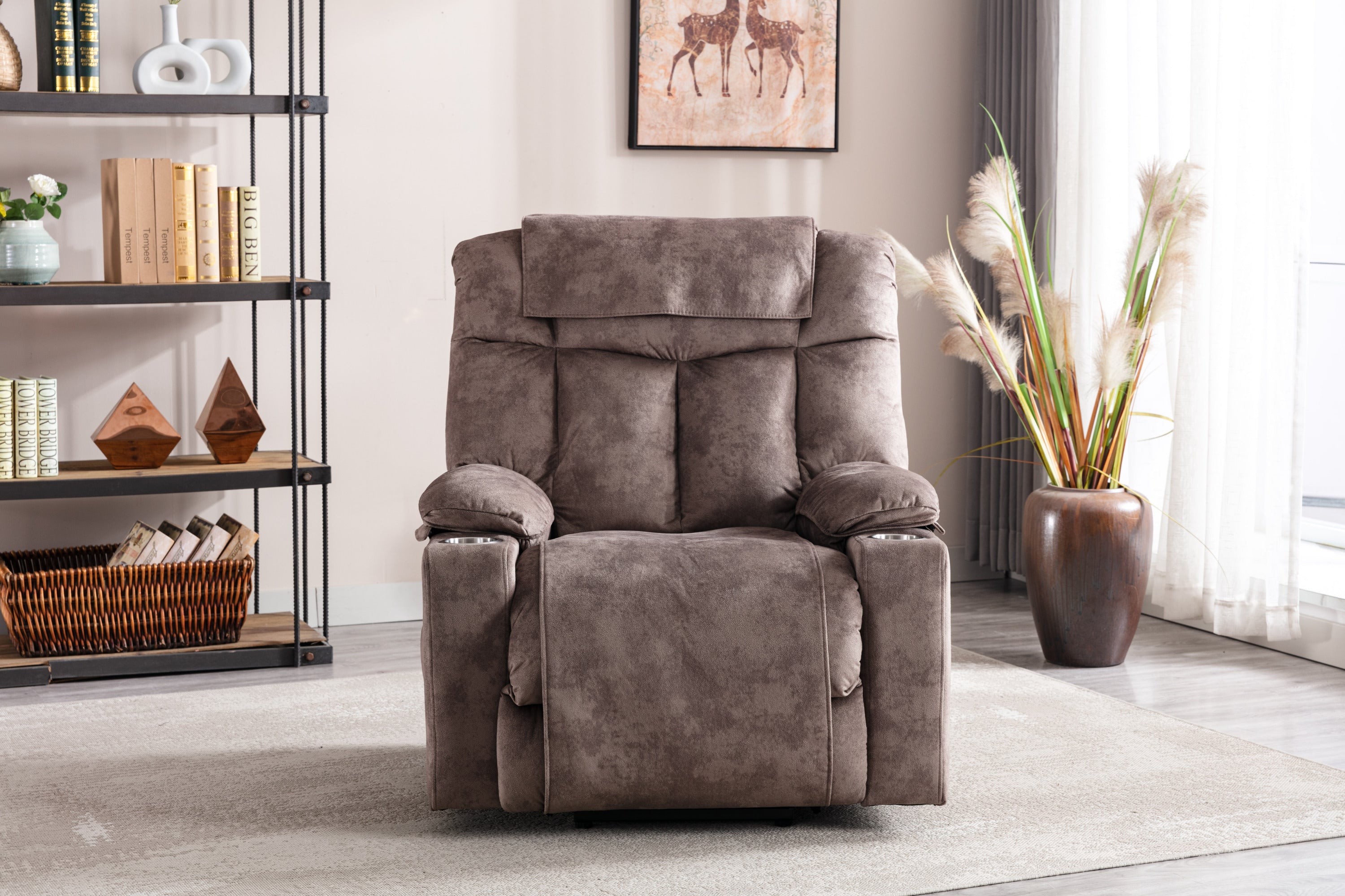 Power Lift Recliner Chair with Washable Cover, living room scene