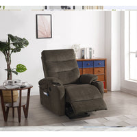 Electric Power Lift Recliner Chair with Massage and Heat, Dark Brown - My Lift Chair