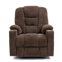 EMON'S Large and Wide Power Lift Recliner Chair with Massage and Heat, Brown - My Lift Chair