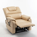 Extra Wide Lay Flat Power Lift Chair Recliner, Beige - My Lift Chair