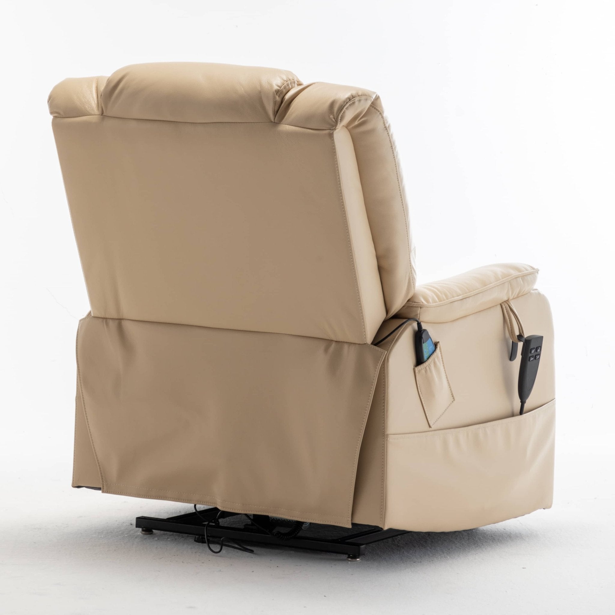 Extra Wide Lay Flat Power Lift Chair Recliner, Beige - My Lift Chair