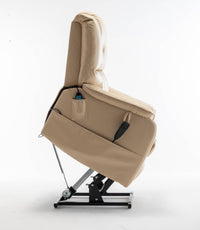 Extra Wide Lay Flat Power Lift Chair Recliner, Beige - My Lift Chair