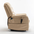 Extra Wide Lay Flat Power Lift Chair Recliner, Beige - My Lift Chair