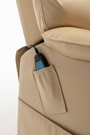 Extra Wide Lay Flat Power Lift Chair Recliner, Beige - My Lift Chair