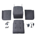 Power Lift Chair Recliner with Adjustable Massage, Dark Gray parts of chair