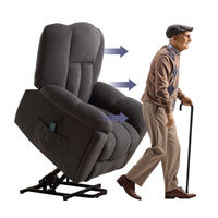 Infinite Position Power Lift Recliner with Heat and Massage, lifting feature