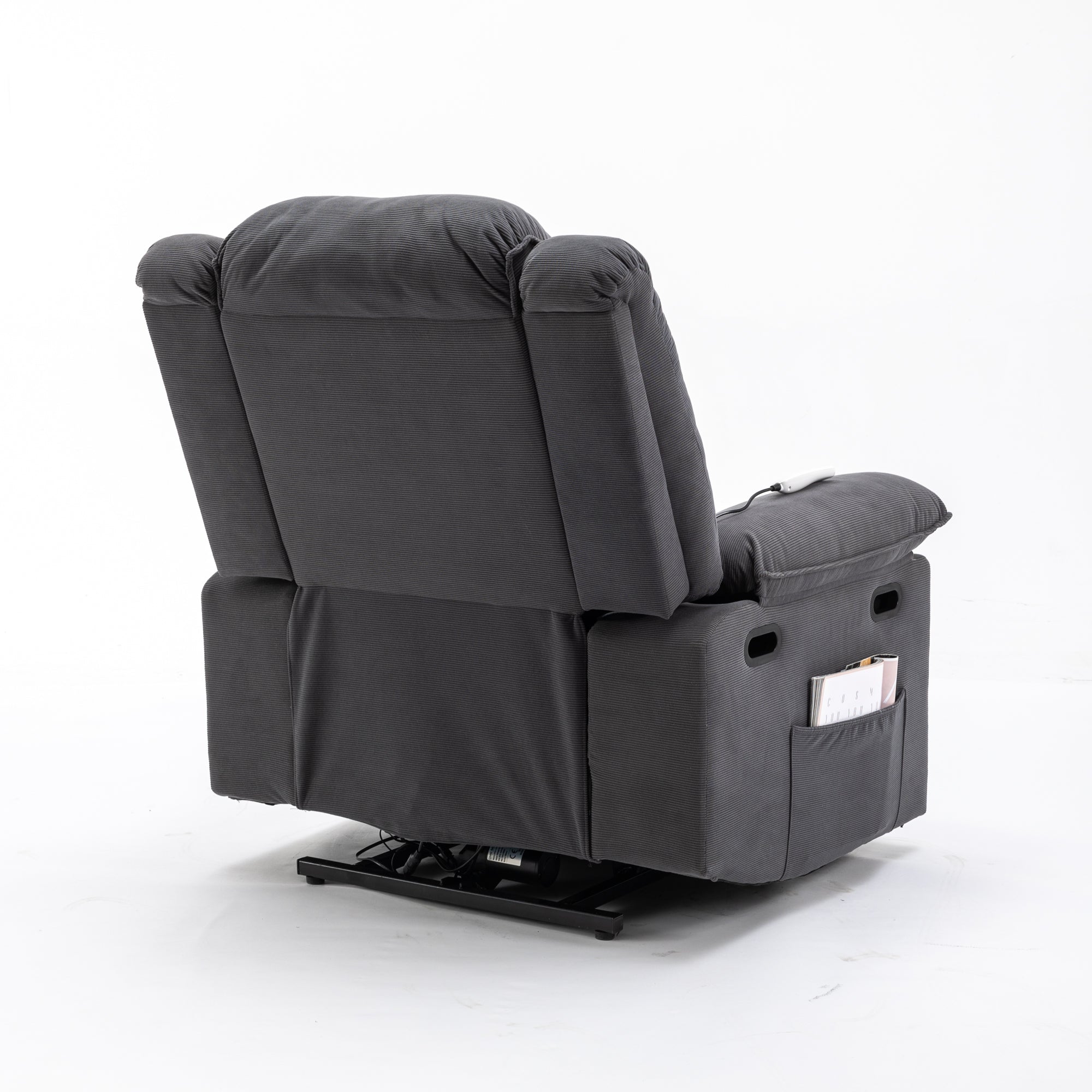 Gray Power Lift Chair Back Profile