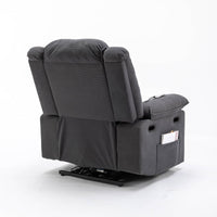 Gray Power Lift Chair Back Profile