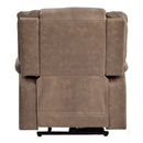 Brown Power Lift Chair Chair back profile