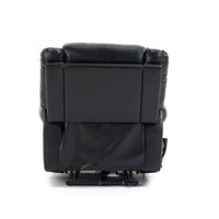 Genuine Leather Power Lift Recliner Chair with Heat, Massage and Infinite Positioning, Black - My Lift Chair