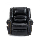 Genuine Leather Power Lift Recliner Chair with Heat, Massage and Infinite Positioning, Black - My Lift Chair