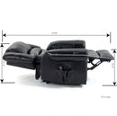 Genuine Leather Power Lift Recliner Chair with Heat, Massage and Infinite Positioning, Black - My Lift Chair