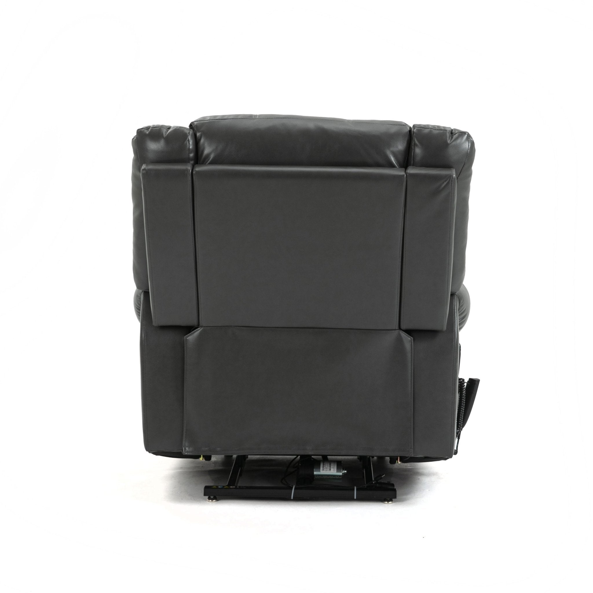 Grey Power Lift Recliner Chair with Heat, Massage, and Infinite Positioning - My Lift Chair