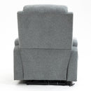 Grey Sky Infinite Position Power Lift Recliner with Vibration Massage and Lumbar Heat - My Lift Chair