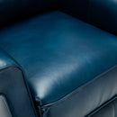 Landis Chair Navy Blue Lift Chair Recliner, seat close up