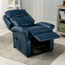 Landis Chair Navy Blue Lift Chair Recliner, lay flat position