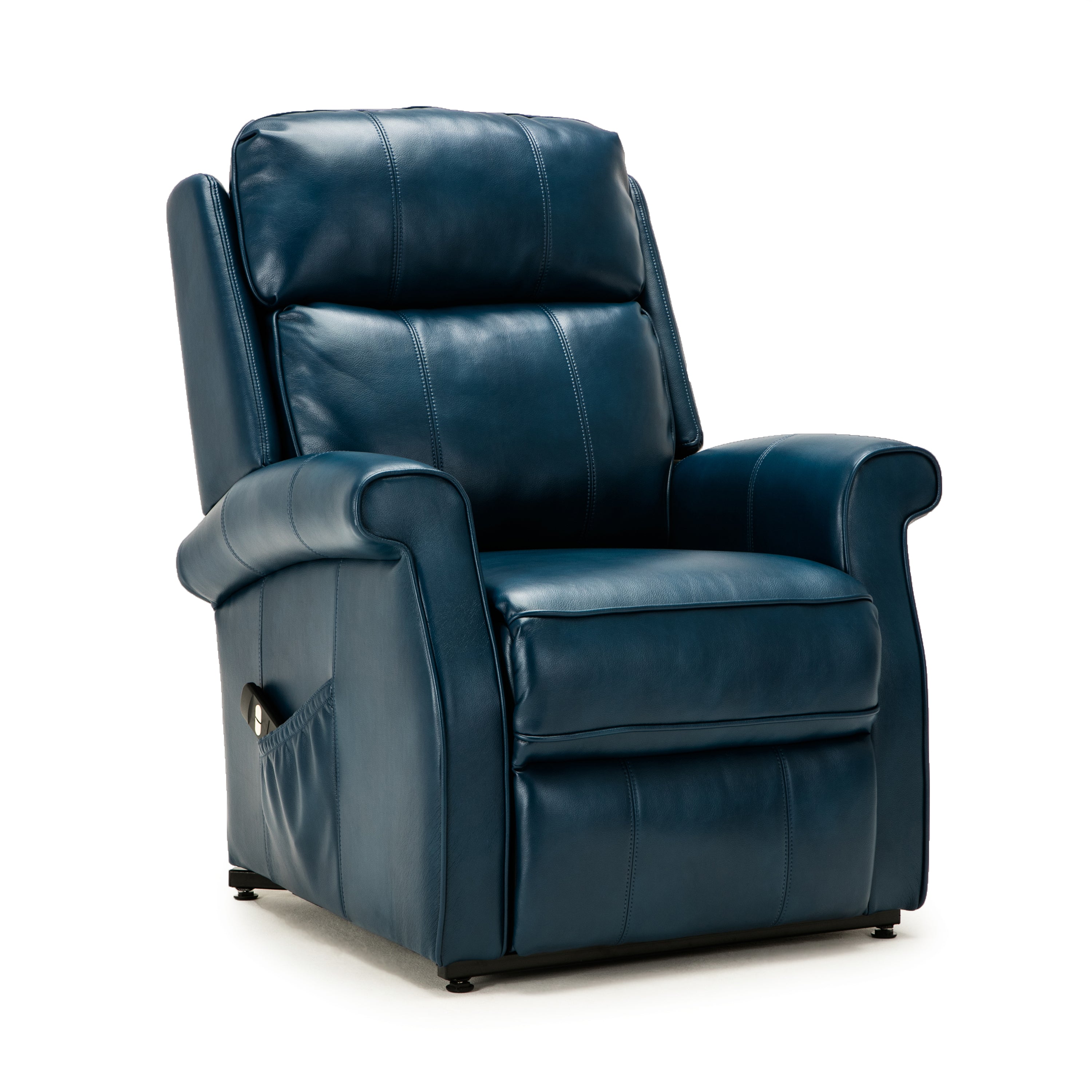 Landis Chair Navy Blue Lift Chair Recliner, seated