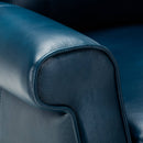 Landis Chair Navy Blue Lift Chair Recliner, arm close up