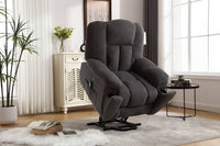 Infinite Position Power Lift Recliner with Heat and Massage, Dark Gray - My Lift Chair