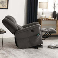 Infinite Position Power Lift Recliner with Heat and Massage, Dark Gray - My Lift Chair
