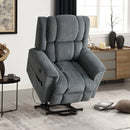 Infinite Position Power Lift Recliner with Heat and Massage, Gray - My Lift Chair