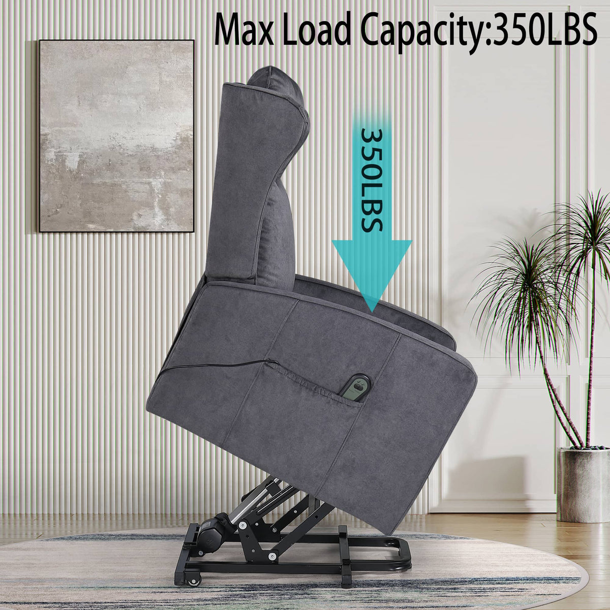 JST Power Lift Recliner Chair with Sturdy Lumbar Support - My Lift Chair