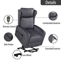 JST Power Lift Recliner Chair with Sturdy Lumbar Support - My Lift Chair