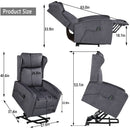 JST Power Lift Recliner Chair with Sturdy Lumbar Support - My Lift Chair