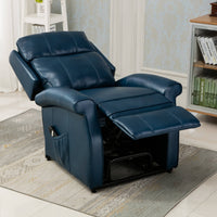 Landis Navy Blue Traditional Lift Chair - My Lift Chair