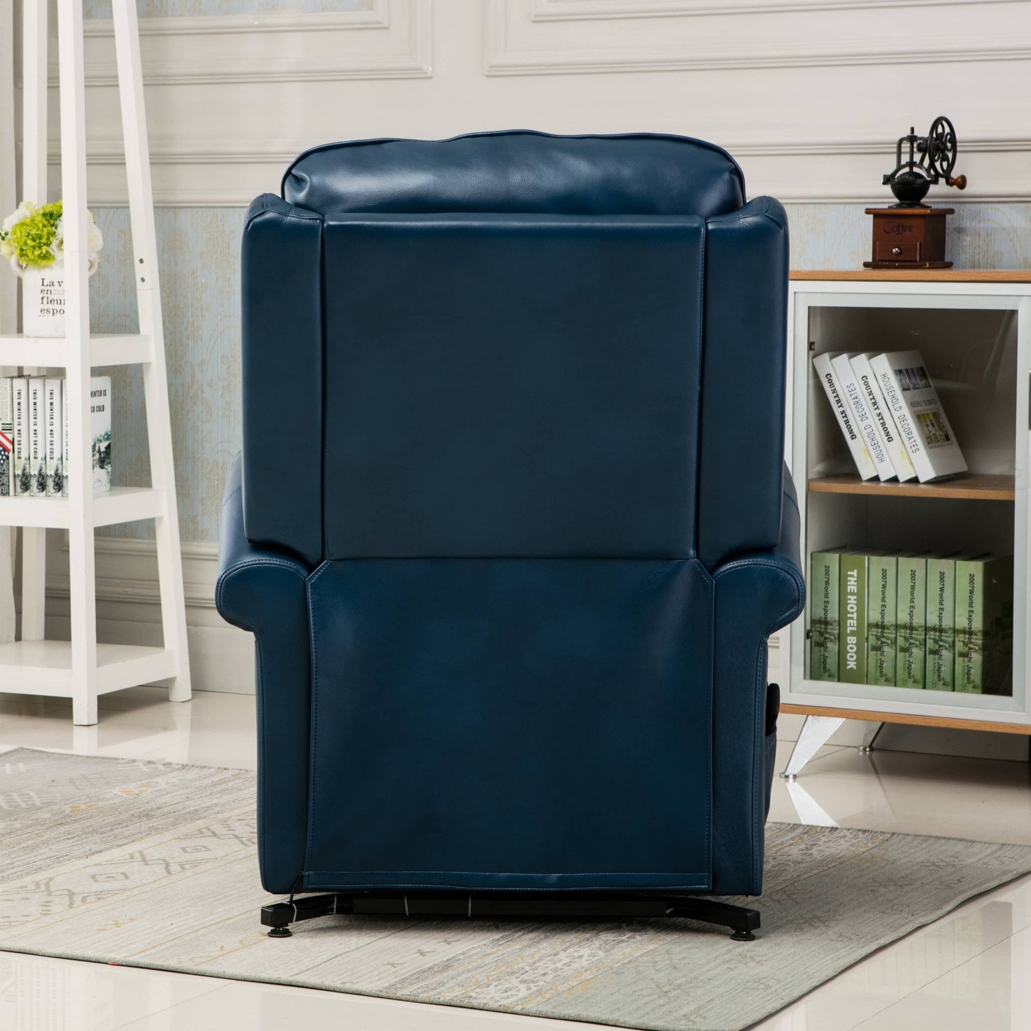 Landis Navy Blue Traditional Lift Chair - My Lift Chair