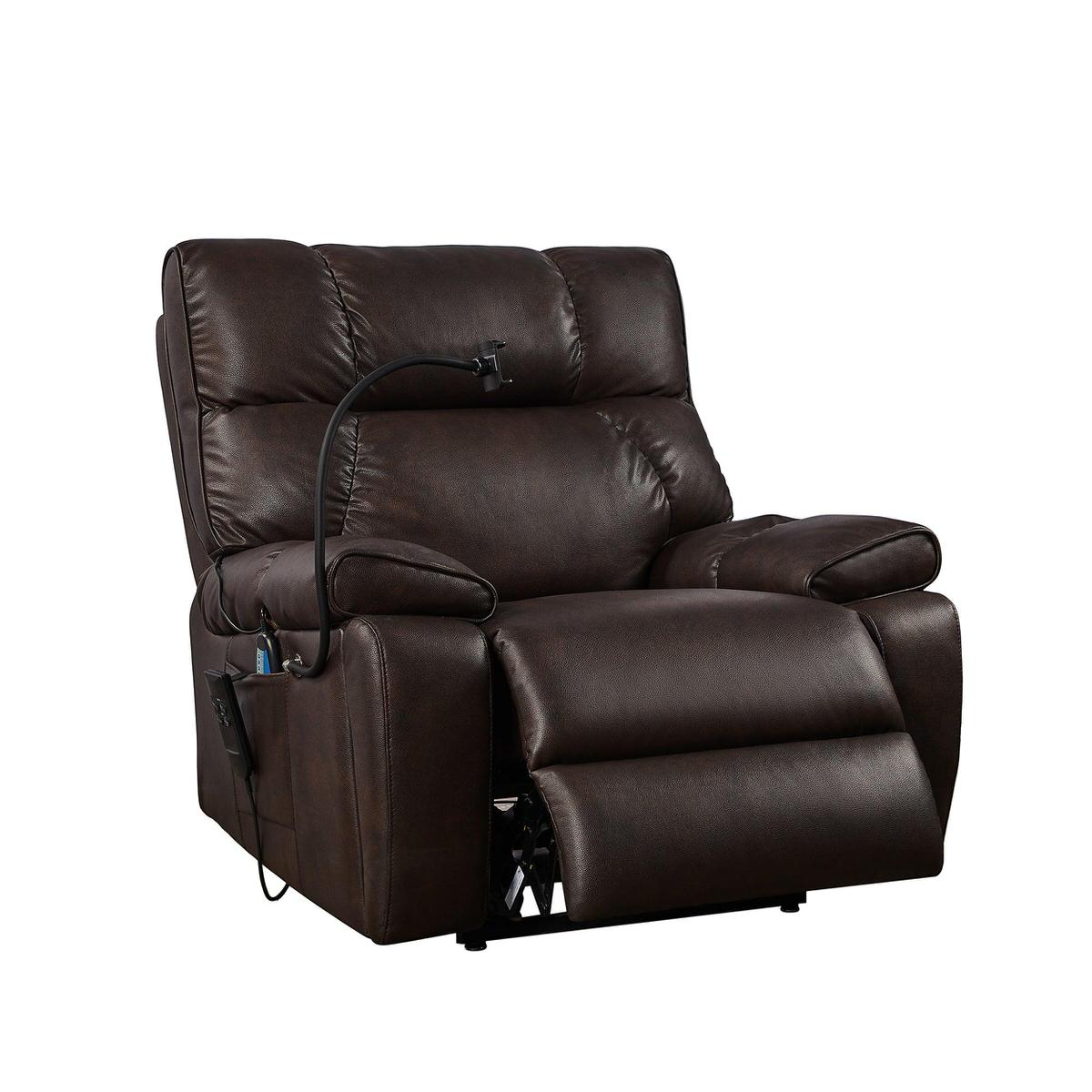 Lay Flat Position Lift Recliner Chair with 2 - Motor Massage and Heat - My Lift Chair