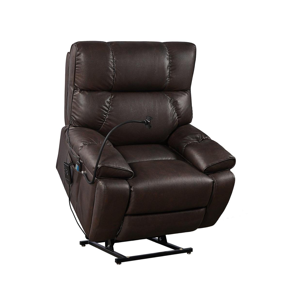 Lay Flat Position Lift Recliner Chair with 2 - Motor Massage and Heat - My Lift Chair
