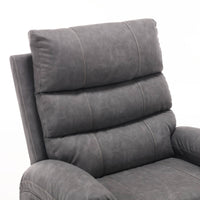 Overstuffed Large Power Lift Recliner with Massage and Heat, Gray - My Lift Chair